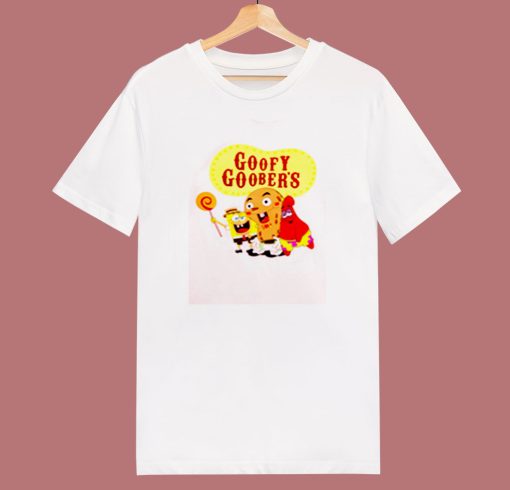 Funny Spongebob Squarepants Goofy Goobers 80s T Shirt