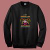 Funny Unicorn Not Today Jesus Satan 80s Sweatshirt