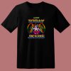 Funny Unicorn Not Today Jesus Satan 80s T Shirt