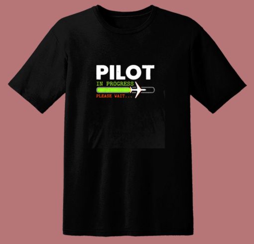 Future Pilot Plane 80s T Shirt