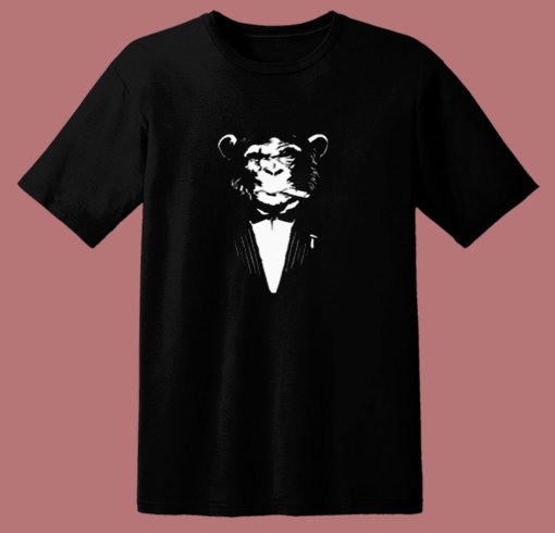 Gangsta Monkey Smoke 80s T Shirt