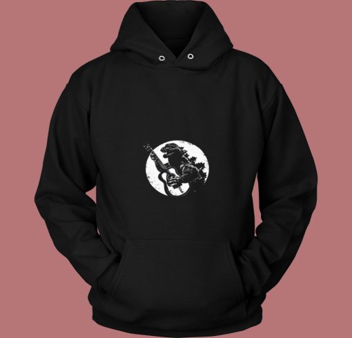 Godzilla Guitar Classic 80s Hoodie