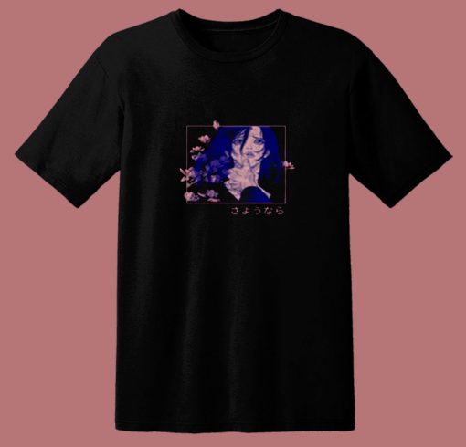 Goodbye Sad Girl Anime 80s T Shirt