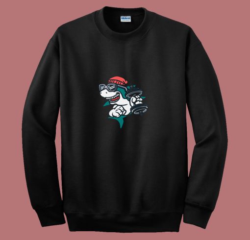 Gym Shark Cartoon 80s Sweatshirt