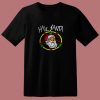 Hail Metal Santa Rock Pentagram Devil Funny 80s T Shirt