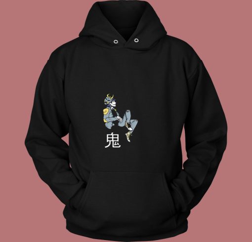 Hannya Mask Harajuku Anime 80s Hoodie