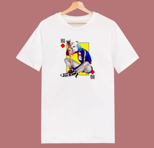 Harley Quinn Queen Of Diamonds 80s T Shirt