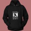 Heavy Metal Made Me Do It Hard Rock Music 80s Hoodie