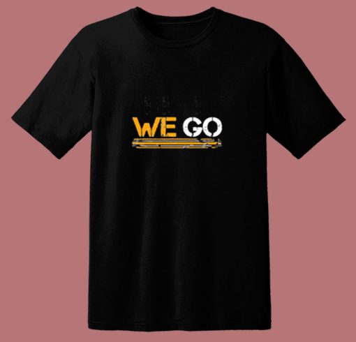 Here We Go Pittsburgh 80s T Shirt