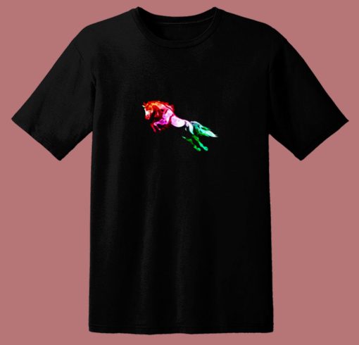 Horse Graphic 80s T Shirt