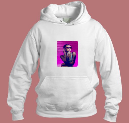 Hot Sexy Girl Female Synthwave Vapor Wave 80s Aesthetic Hoodie Style