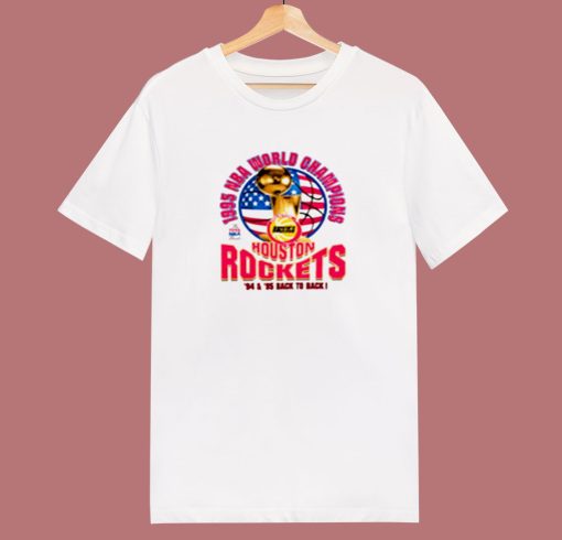 Houston Rockets 1995 World Champions 80s T Shirt