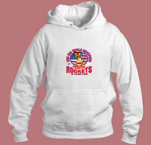 Houston Rockets 1995 World Champions Aesthetic Hoodie Style