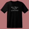 How Many Sleeps Til Christmas 80s T Shirt