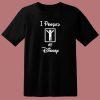 I Pooped At Disney Funny 80s T Shirt