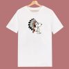 Indian Funny Snoopy Dog Cute Peanuts 80s T Shirt