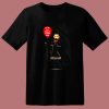 It Pennywise And Walking Dead Parody Negan Down Here Stephen 80s T Shirt