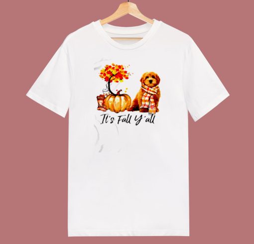 Its Fall Yall Goldendoodle 80s T Shirt