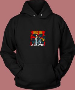 J Balvin Vibras Tour 80s Hoodie