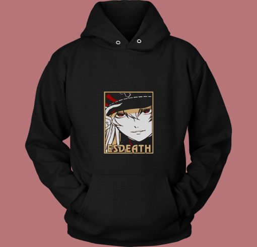 Japanese Anime Esdeath Akame 80s Hoodie