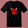 Japanese Demons Face Devil Harajuku Aesthetic 80s T Shirt