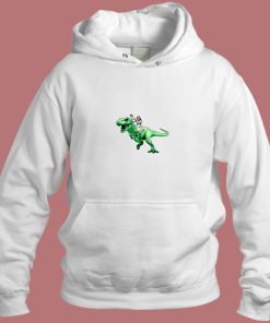 Jesus Riding A Dinosaur Aesthetic Hoodie Style