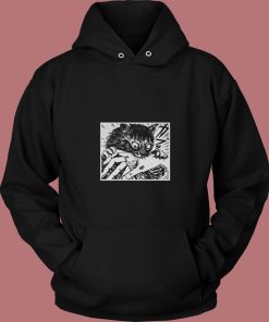 Junji Ito Cat Diary Anime Horror 80s Hoodie