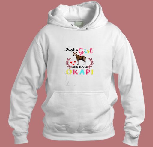 Just A Girl Who Loves Okapisss Aesthetic Hoodie Style