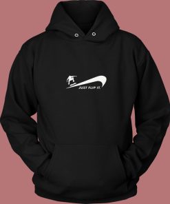 Just Flip It Skateboard 80s Hoodie