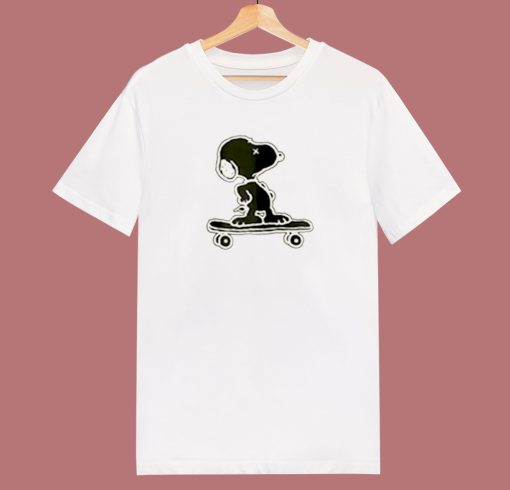 Kaws X Uniqlo X Snoopy Skateboarding 80s T Shirt