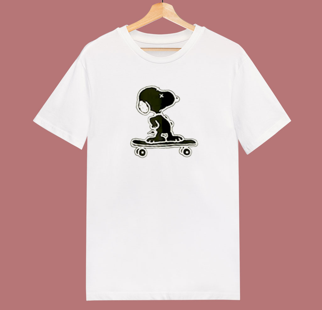 snoopy skateboarding