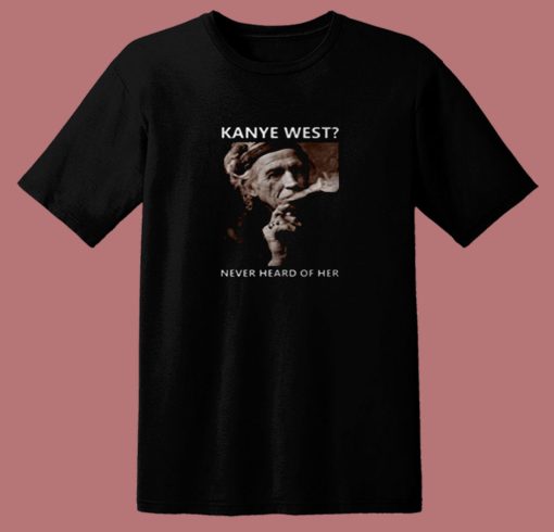 Keith Richards Kanye West 80s T Shirt