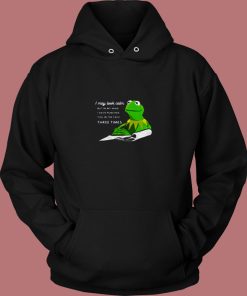 Kermit The Frog I May Look Calm 80s Hoodie