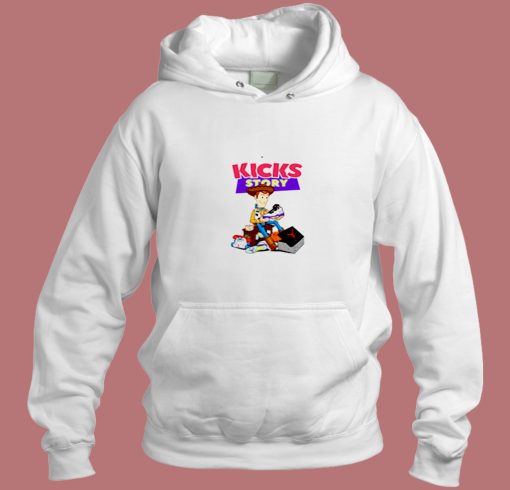 Kicks Story Funny Catoon Parody Aesthetic Hoodie Style