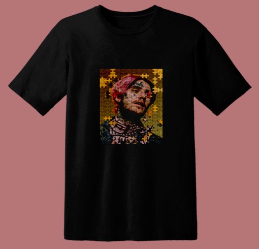 Lil Peep Puzzel 80s T Shirt