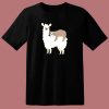 Llama And Sloth Hugging Cuddly Besties 80s T Shirt