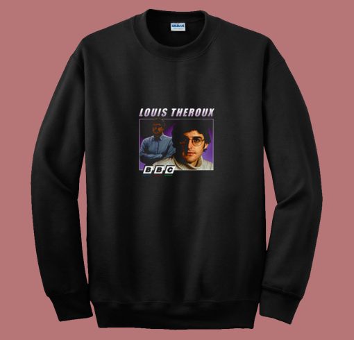 Louis Theroux Bbc Inspired Funny 80s Sweatshirt