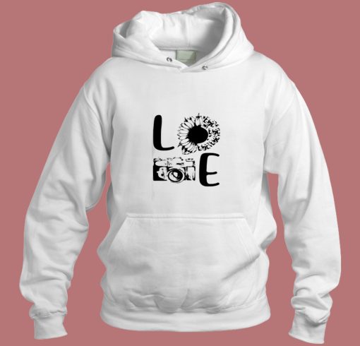 Love Camera Sunflower Aesthetic Hoodie Style