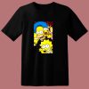 Lovers Movie All Characters The Simpsons Family 80s T Shirt