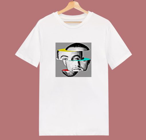 Mac Miller Head 80s T Shirt