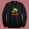 Mac Miller Piano Cartooon Cool 80s Sweatshirt