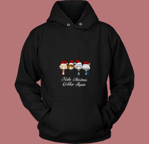 Make Christmas Golden Again Classic 80s Hoodie