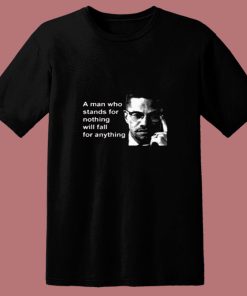 Malcolm X Black Panthers Party Civil Human Rights 80s T Shirt