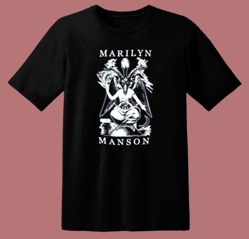 Marilyn Manson Bigger Than Satan 80s T Shirt