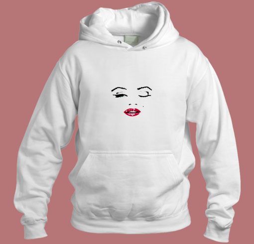 Marilyn Monroe Face Aesthetic Hoodie Style