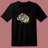 Mario Galaxy Rainbow 80s T Shirt