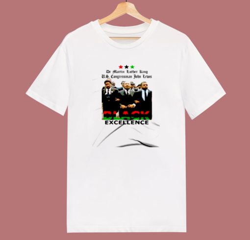 Martin Luther King And John Lewis Selma March 80s T Shirt