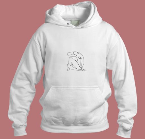 Matisse Inspired Line Art Aesthetic Hoodie Style