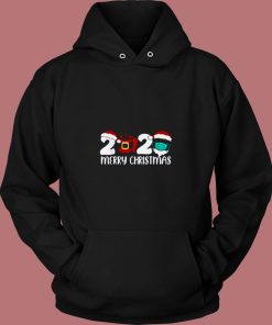 Merry Christmas 2020 Quarantine Christmas 80s Hoodie