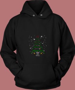 Merry Xmas For All Metallica Christmas 80s Hoodie